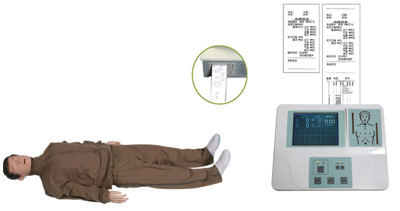 大屏幕液晶彩显高级全自动电脑心肺复苏模拟人
